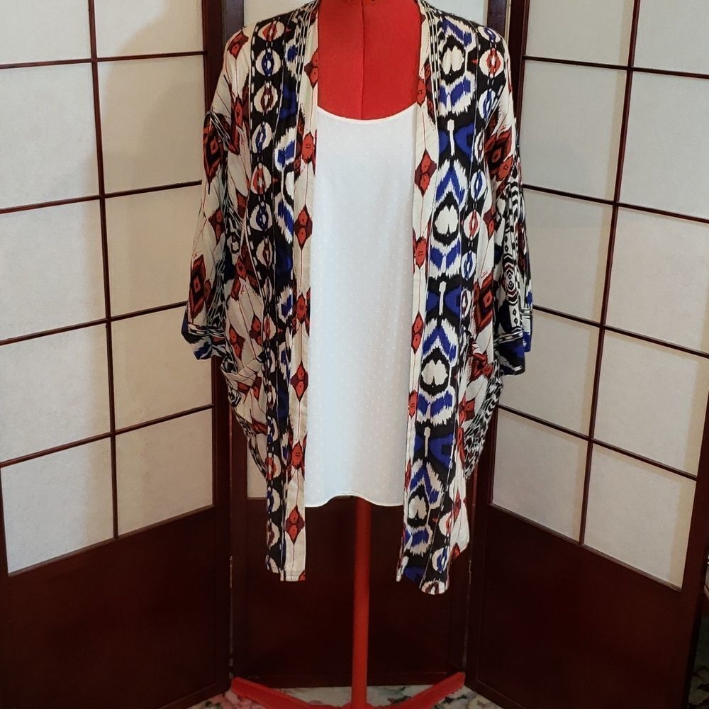 Angie Mid Sleeve Open-faced Cardigan